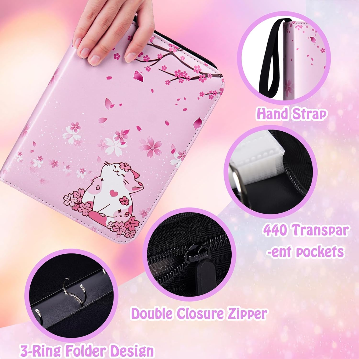 440 Card Binder for Girls with - Trading Card Binder incelemesi ve fiyatı
