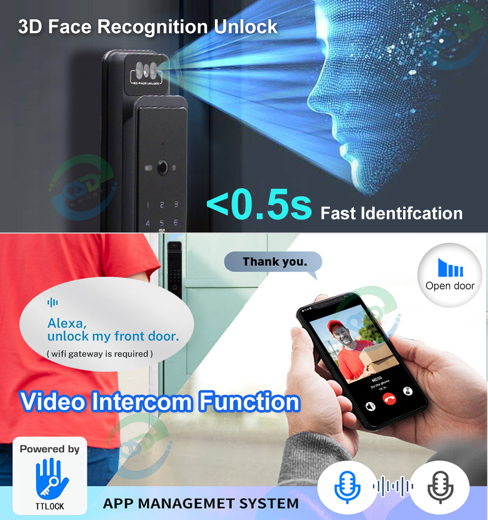 WiFi Video Intercom Face Door  - Graded Card Display incelemesi ve fiyatı