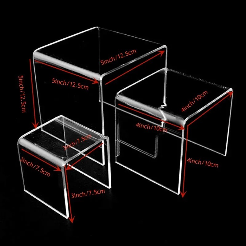 6pcs/Set Acrylic Display Stand - Display Risers Set incelemesi ve fiyatı