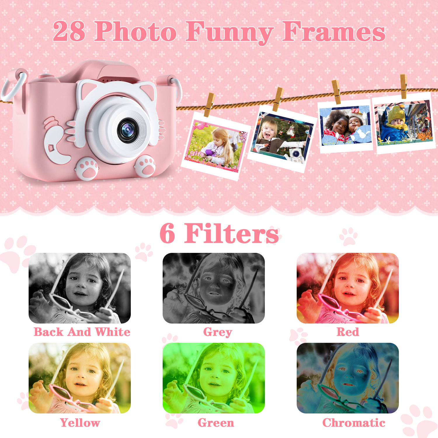 Kids Camera for Girls 1080P HD - Graded Card Display incelemesi ve fiyatı