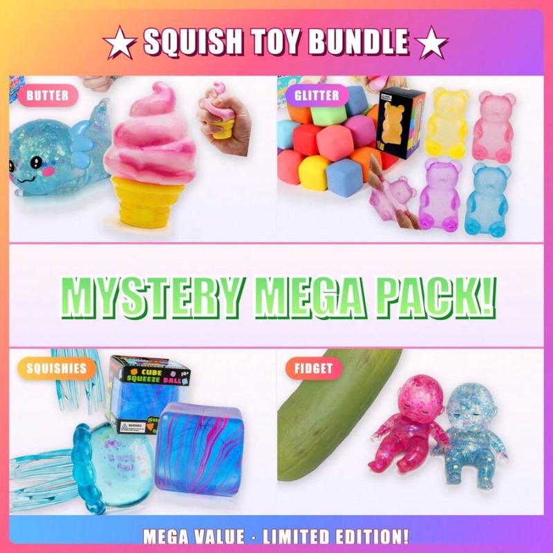 Holiday Squishy Mystery Blind  - Mystery Box Blind Bag incelemesi ve fiyatı