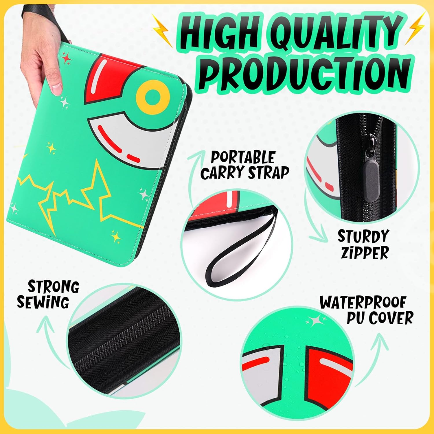 400 Pockets Card Binder with 5 - Trading Card Binder incelemesi ve fiyatı