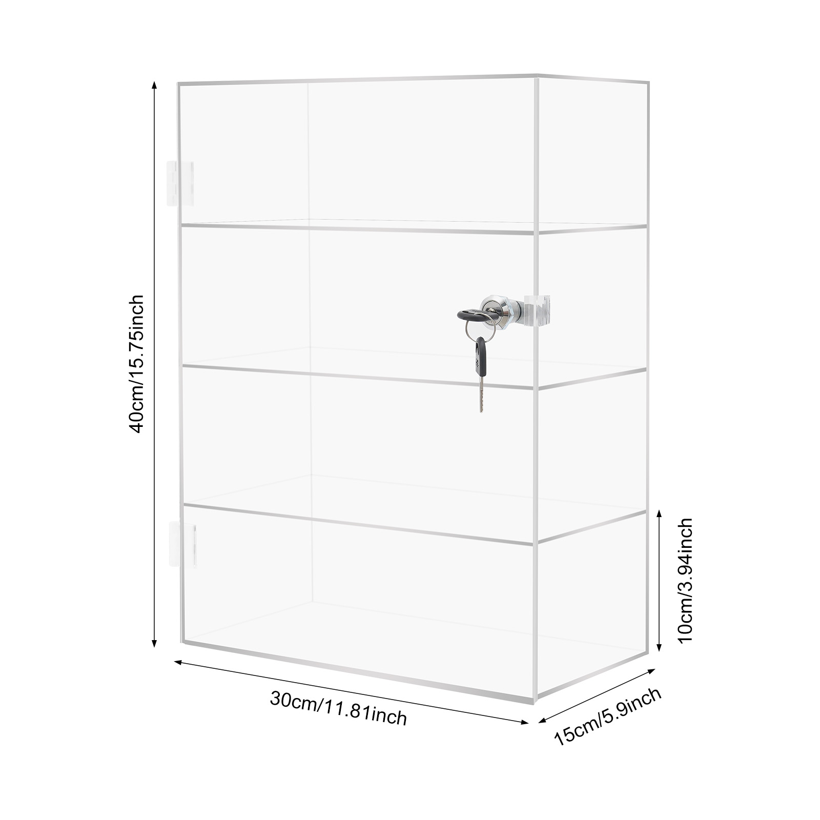 Clear Lockable Acrylic Display - Display Case Acrylic incelemesi ve fiyatı