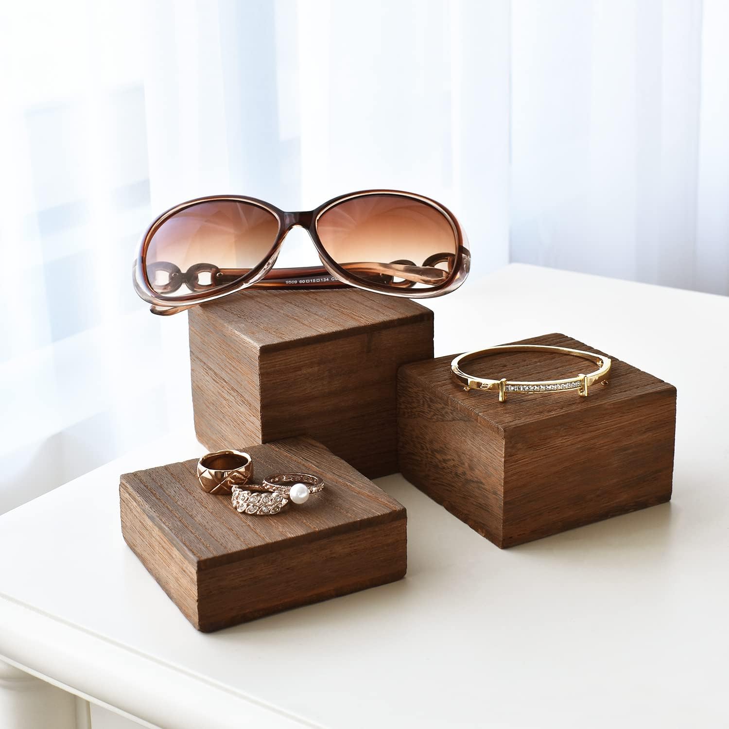 Wooden Display Risers Set - 3  - Display Risers Set incelemesi ve fiyatı