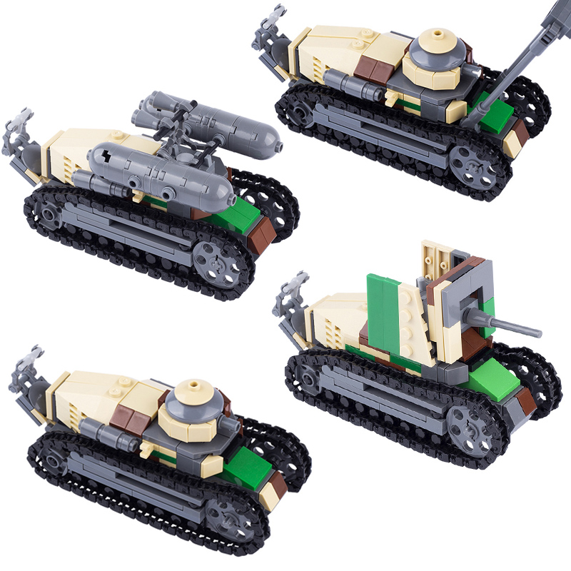 WW2 French Army Soldiers Weapo - Lego Minifigure Holder incelemesi ve fiyatı